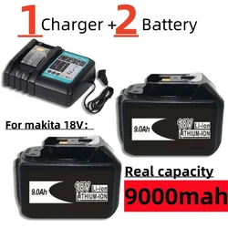 battery or charger for makita 18v battery bl1850b bl1860 bl 1860 bl1830 bl1815 bl1840 LXT400 9.0Ah For makita 18650 battery pack