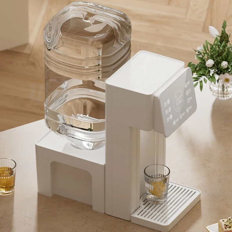 موزع الماء الساخن الأوتوماتيكي لسطح المكتب مع فلتر مياه لنظام تسخين فوري لتكييف حليب الأطفال والمكتب والمنزل