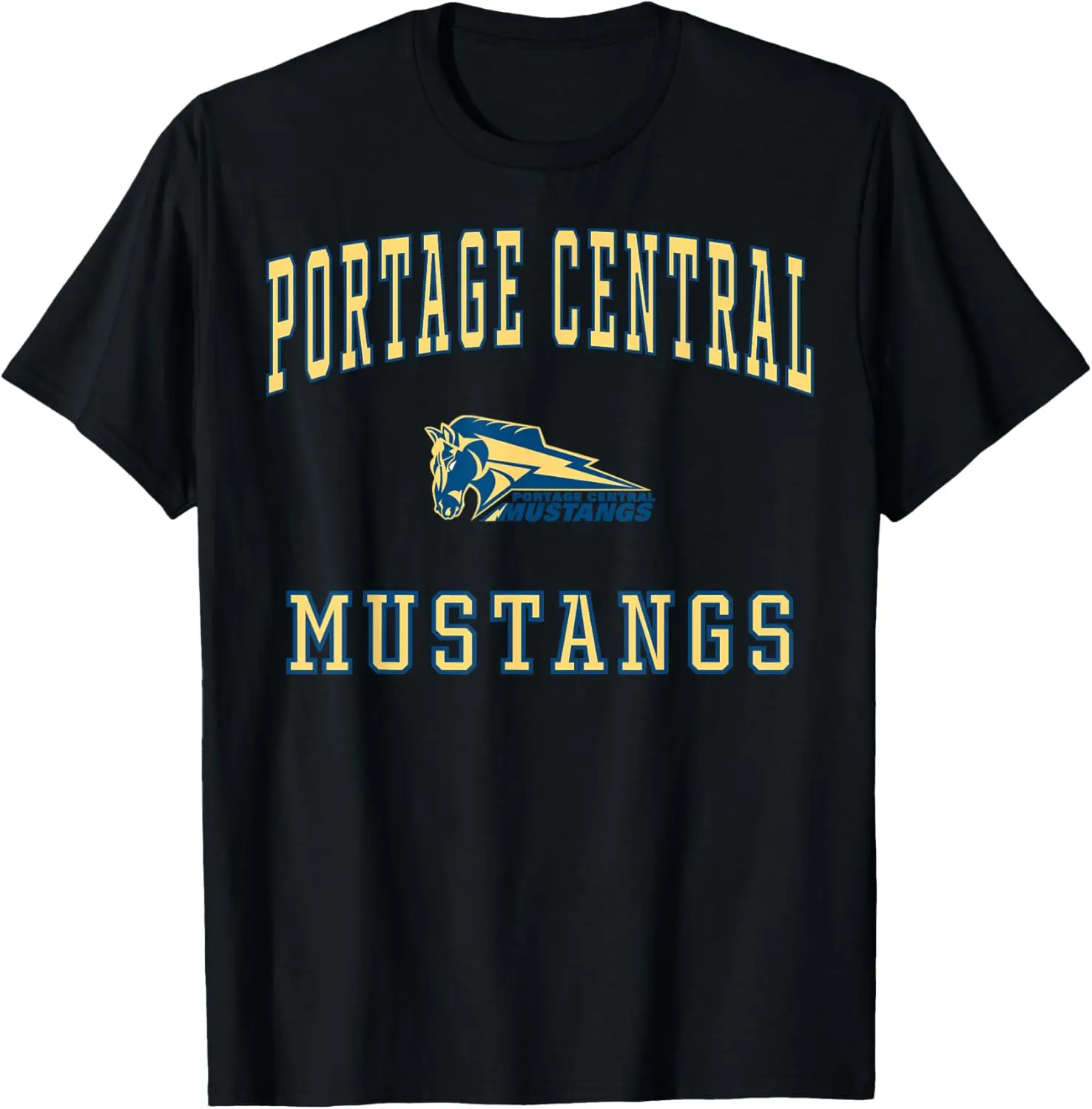 Portage Central High School Mustangs T-Shirt C1