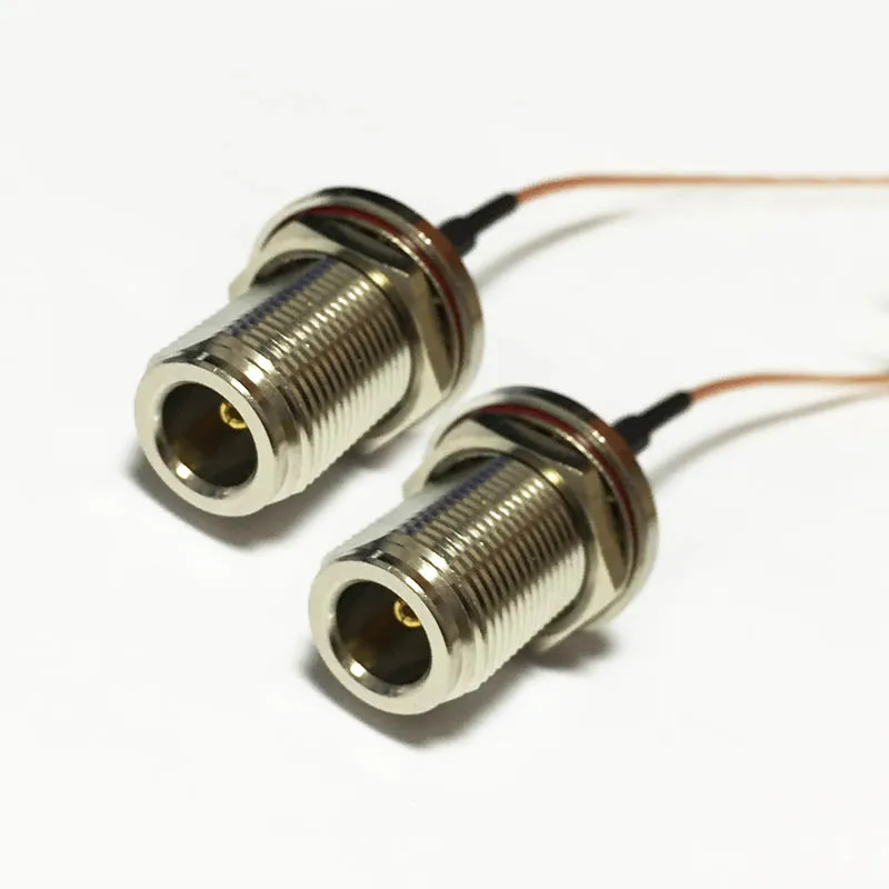 N Type Female to Female Jack Bulkhead Pigtail Cable Adapter RG178 15CM for WIFI Wireless NEW