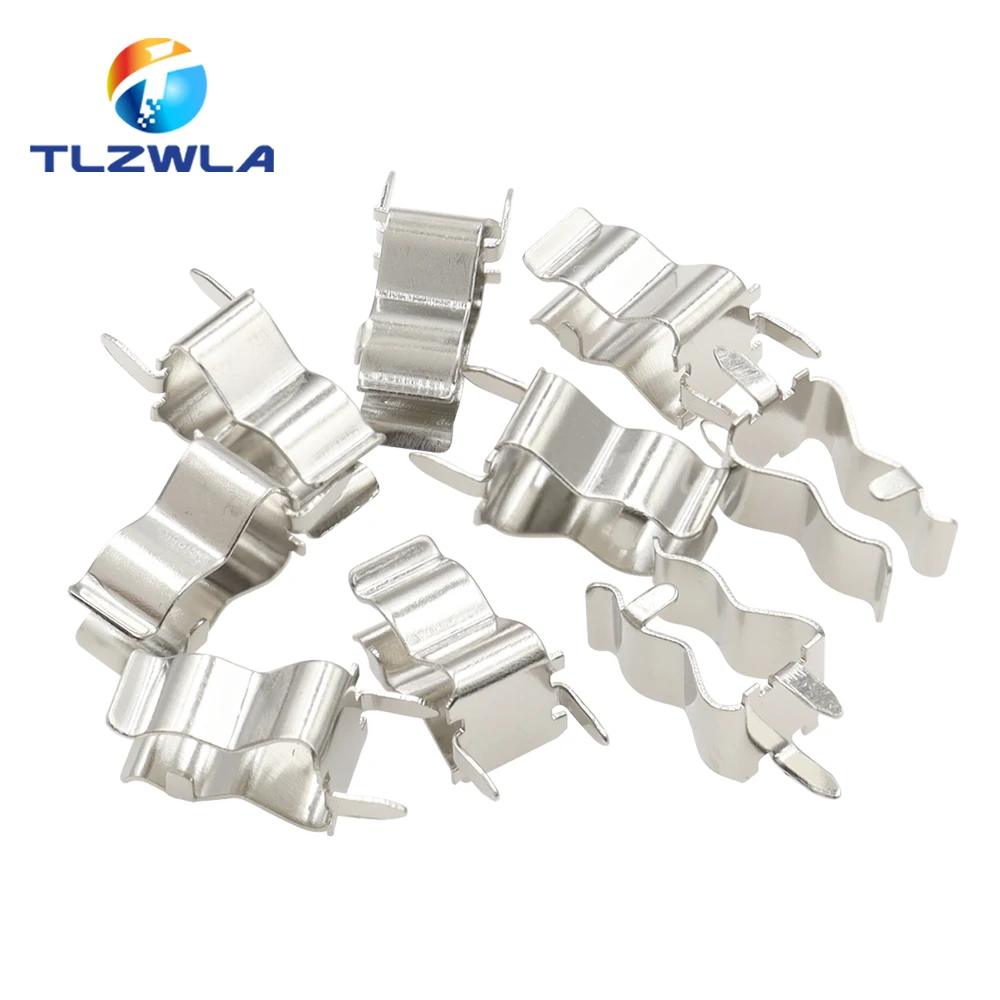 100 szt. 5X20MM uchwyty bezpieczników 5X20 rurka bezpiecznika wspornik uchwyt bezpiecznika dla 5*20 zacisk bezpiecznika ubezpieczeniowego