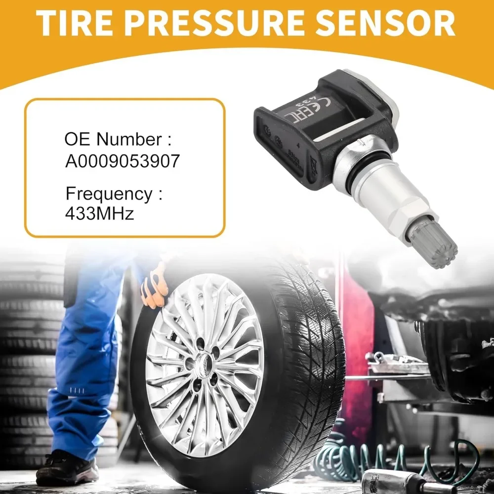 1/4PCS TPMS Tire Pressure Monitoring Sensor A0009053907 0009053907 For Mercedes Benz EQC SLC S C Class GLC AMG GT New