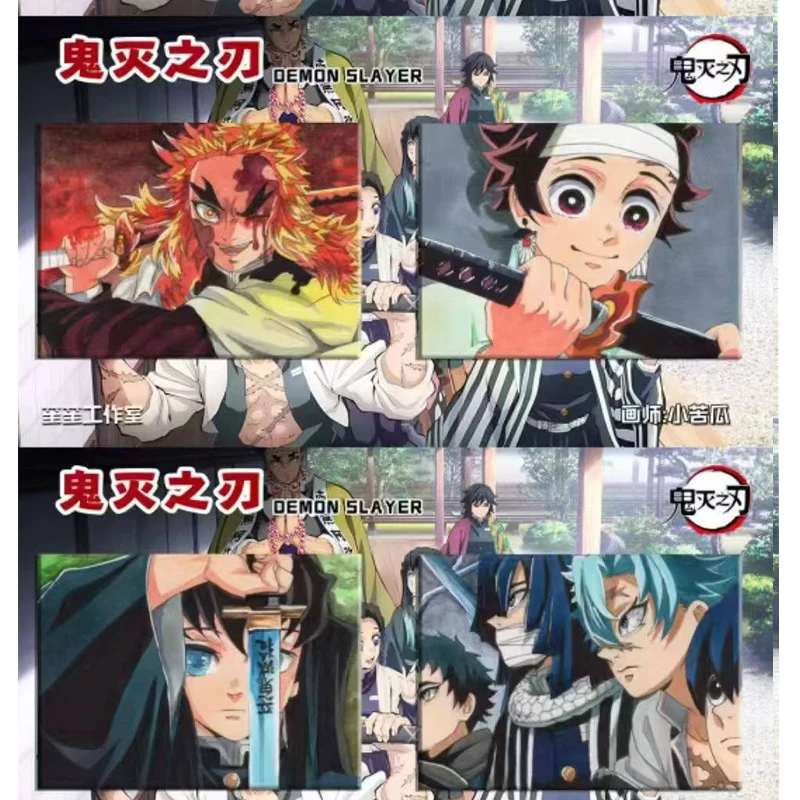 Nuove carte da collezione originali Demon Slayer Booster Box Unico ShengSheng 100% dipinto a mano Rare Anime che giocano a carte da gioco da tavolo
