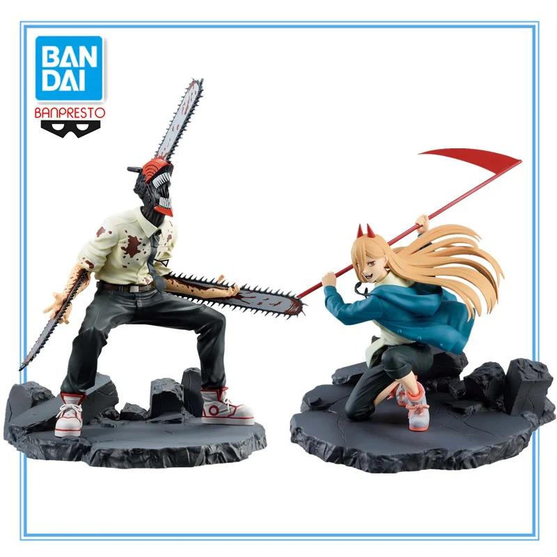 

Фигурка бензопила Bandai, фигурка героя аниме, вибрирующие звезды, Denji Power, игрушки для мальчиков и девочек, подарки на день рождения