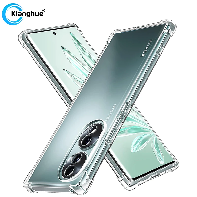 Ultra Thin Shockproof Transparent Silicone Soft TPU Case For Huawei Honor 90 70 Lite 60 SE Pro X9 X8 X8A X7A X6 X40i X30 Bumper