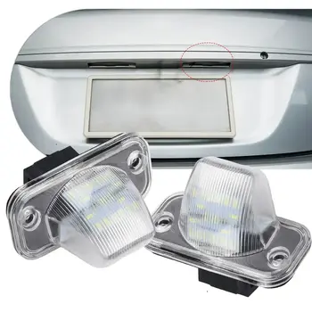 適用於 T4(1990-2003)、Transporter Syncro(1993-2004)、Transporter (TR)(1991-2004)的 2 個 LED 車牌燈,無故障許可證 12 最佳銷售 t4 大眾 - №3