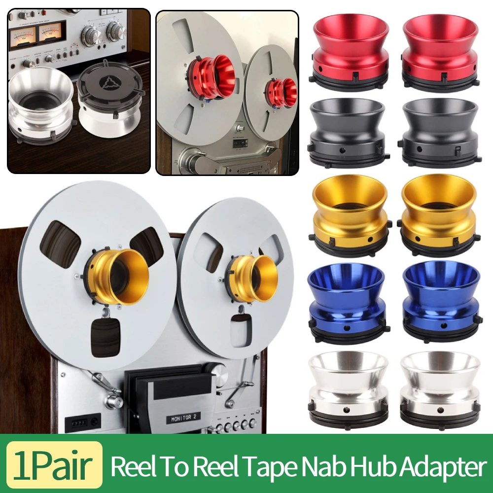 

2Pcs 10 Inch Polished Aluminum Alloy Opener Universal Loading Device Nab Reel Hub Adaptors for Studer ReVox for Akai for Teac
