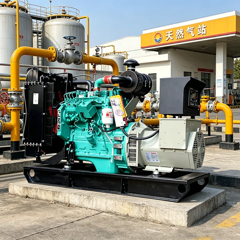 High Efficiency Brushless Diesel Genset Three Phase Generator Set With ATS Panel