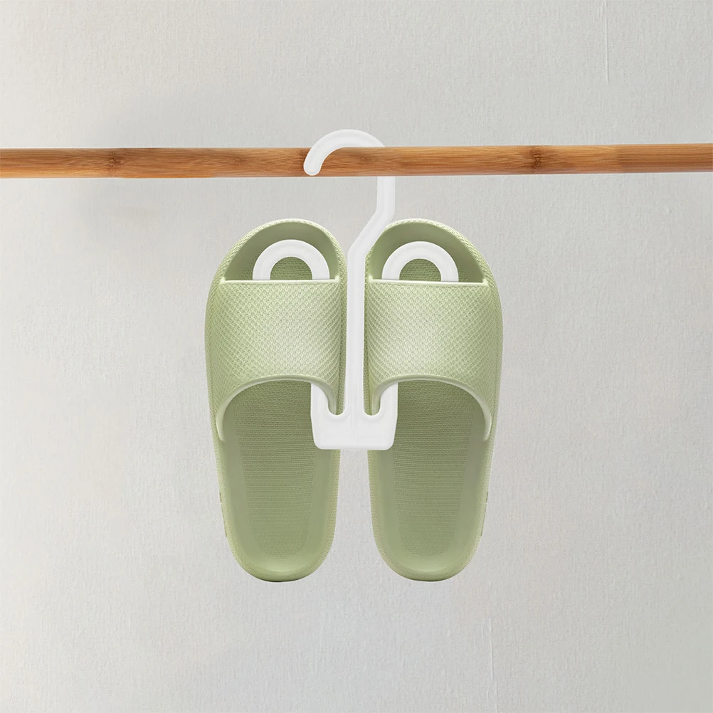 

50 Pcs Shoe Rack Drying Display Storage Hanging Plastic Slippers Organizer Leggings Hanger Multifunctional Portable Design