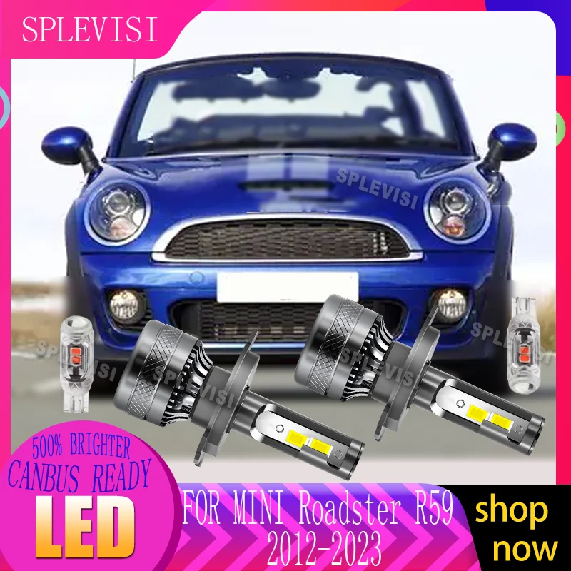 complete peace of mind in your lighting upgrade LED longevity Headlight For MINI Roadster R59 2012 2013 2014 2015 2016 2017-2023