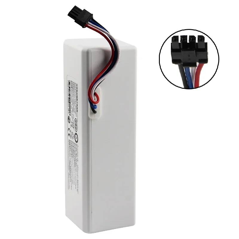 

New 18650 14.4V 12800mAh lithium battery Packs 1C MJ-B-4S2P for Xiaomi Haier vacuum cleaner robot vacuum cleaner accessories