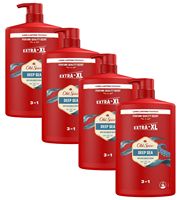 Old Spice 3 in 1 Deep Sea 4 x1L Shower Gel