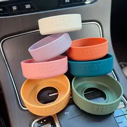 1Pcs Anti Slip Bottle Cover Durable Protective Silicone Cup Cover 71-77mm Diameter Universal Bottom Sleeve for Tyeso Bottle