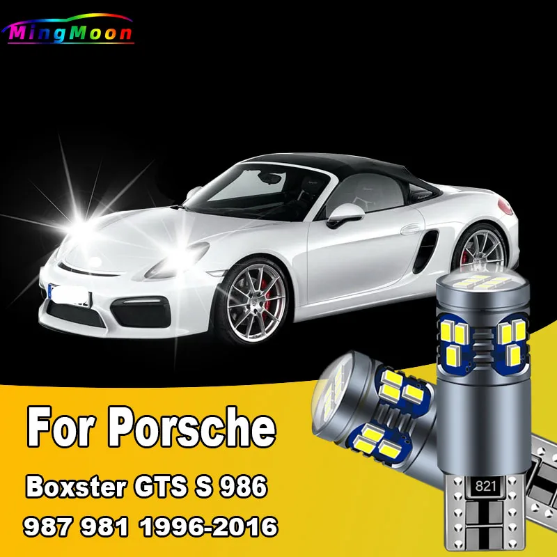 2Pcs T10 Car Led Bulbs Parking Lamp For Porsche Boxster GTS S 986 987 981 1996-2014 2015 2016 LED Car Interior Clearance Lights