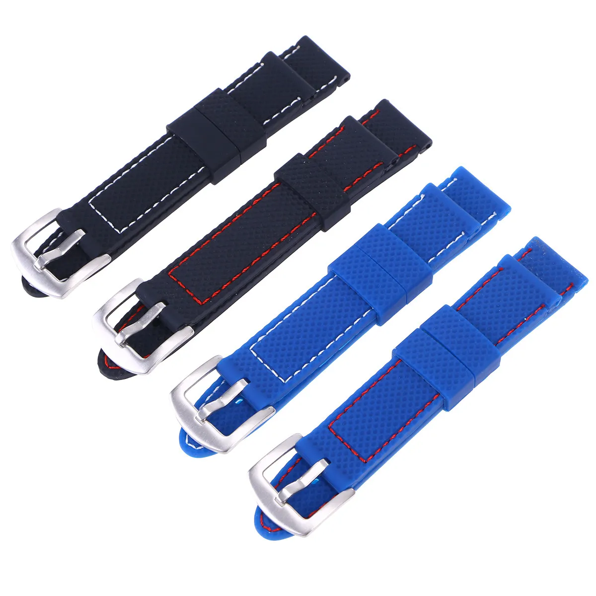 22Mm High Quality Silicone Watch Band Waterproof Odor Free Scratch Resistant Easy Install Sport Watch Strap for Active Lifestyle