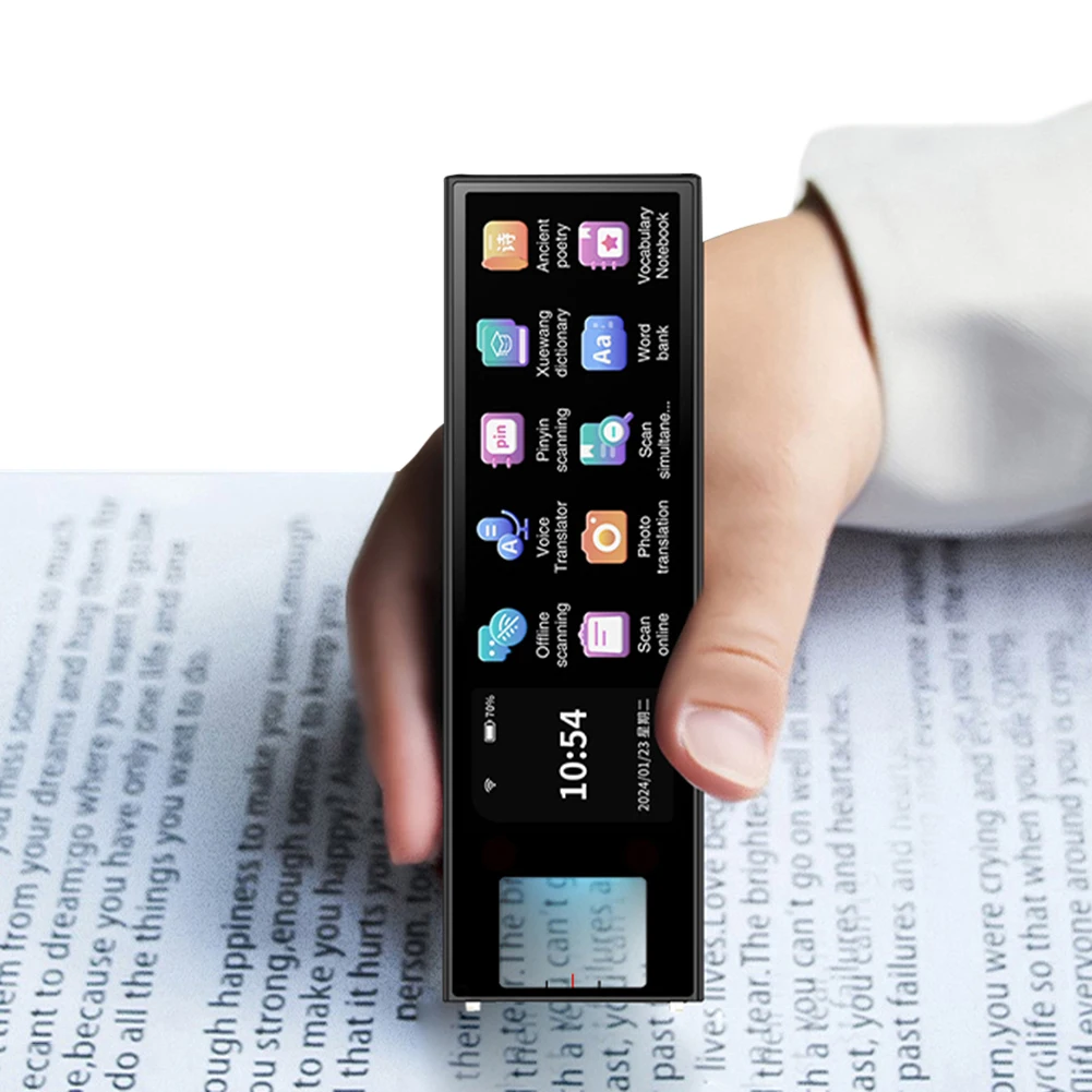 

Multifunction Dictionary Pen 142 Languages Real Time Translator Touch Screen Assistive Reading Pen for Multilingual Translation