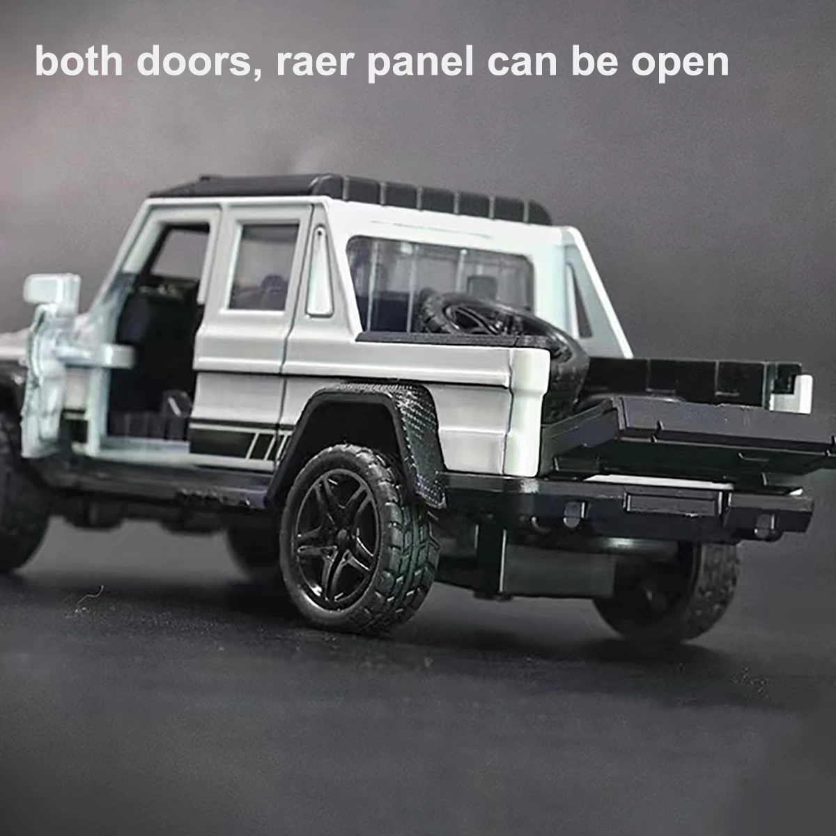 1-32 Scale Cast Realistic Alloy Toy Car Door Opens Pullback Driving Feature Collectible Model Vehicle Toy for Kids view 3