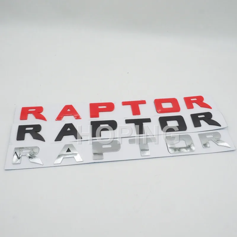 Hoping For Ford Raptor SV1 F150 F250 F350 ABS 3D Front or Rear Trunk Emblem Letters