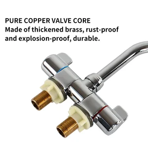 RV Folding Faucet for Kitchen and Bathroom, Hot or Cold Sink, Caravan Marine Accessories, 180 Degrees, 360 Rotating 10 Main Sales Kitchen Motorhome - №7