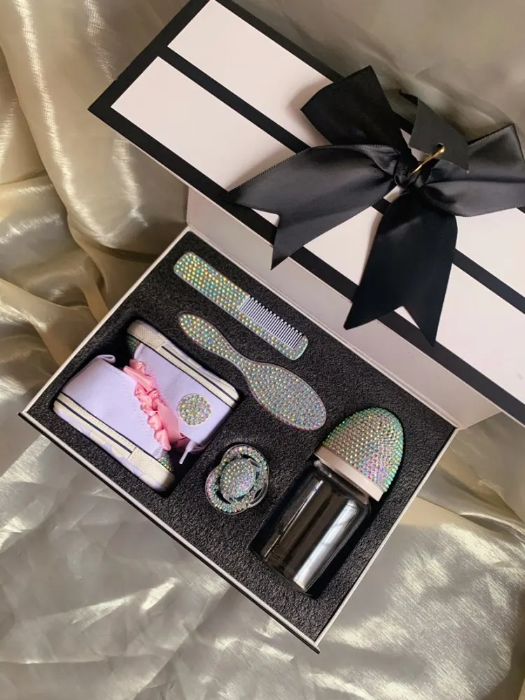 Dollbling Glam Luxury Bottle Set Personalized Newborn Photography Gift Box Baby Christmas Handmade Gift