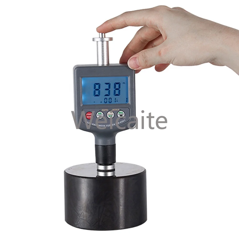 HM-6561 Portable Digital Leeb Hardness Tester Gauge Meter for Metal Steel Stainless Cast Iron Measuring Range 200~900(HLD)