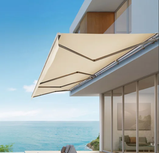 Large restaurant cafe toldo   aluminum telescopic outdoor awning toldos para patio