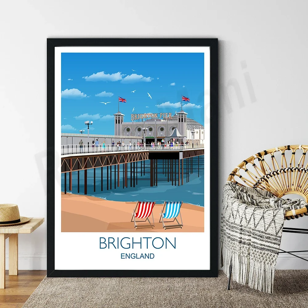 ملاك الشمال، بوتني، ويمبلدون، برايتون، ألناموث، ستوك جيزر، أمازون الغابات المطيرة، لشبونة، ملصق سفر غابة الديان #4