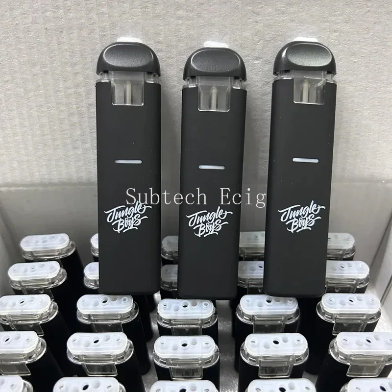 Leere Dschungel Jungen Vape Pen 1ml Vapes Gerät dickes Öl und Zigaretten Pods 380mah wiederauf ladbare Batterie Vapor izer mit Taschen Aufkleber