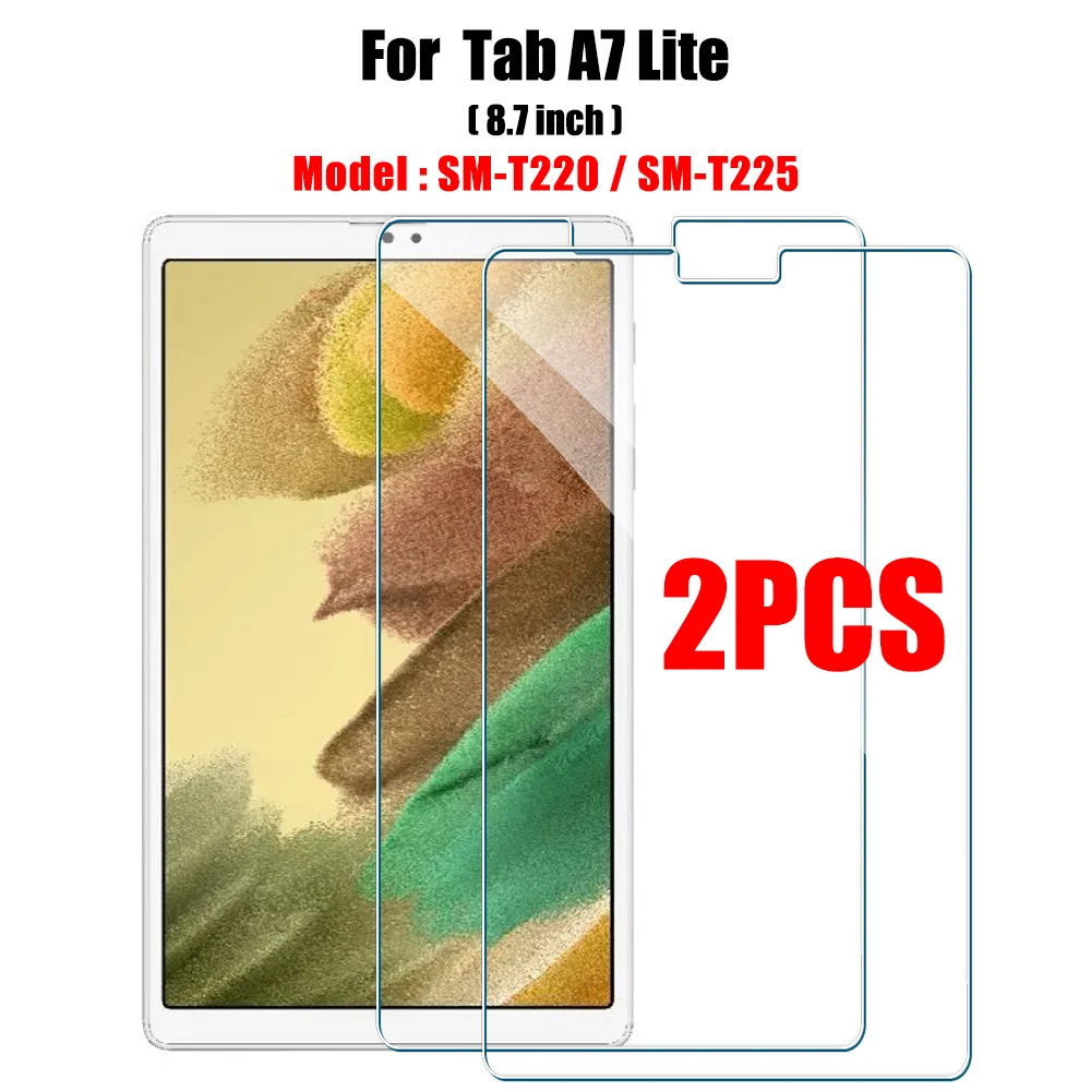 2PCS Gehard Glas Screen Protector voor Samsung Galaxy Tab S8 Ultra Plus S6 Lite S7 Fe A7 Lite a8 S9 A9 Tablet Accessoires Film