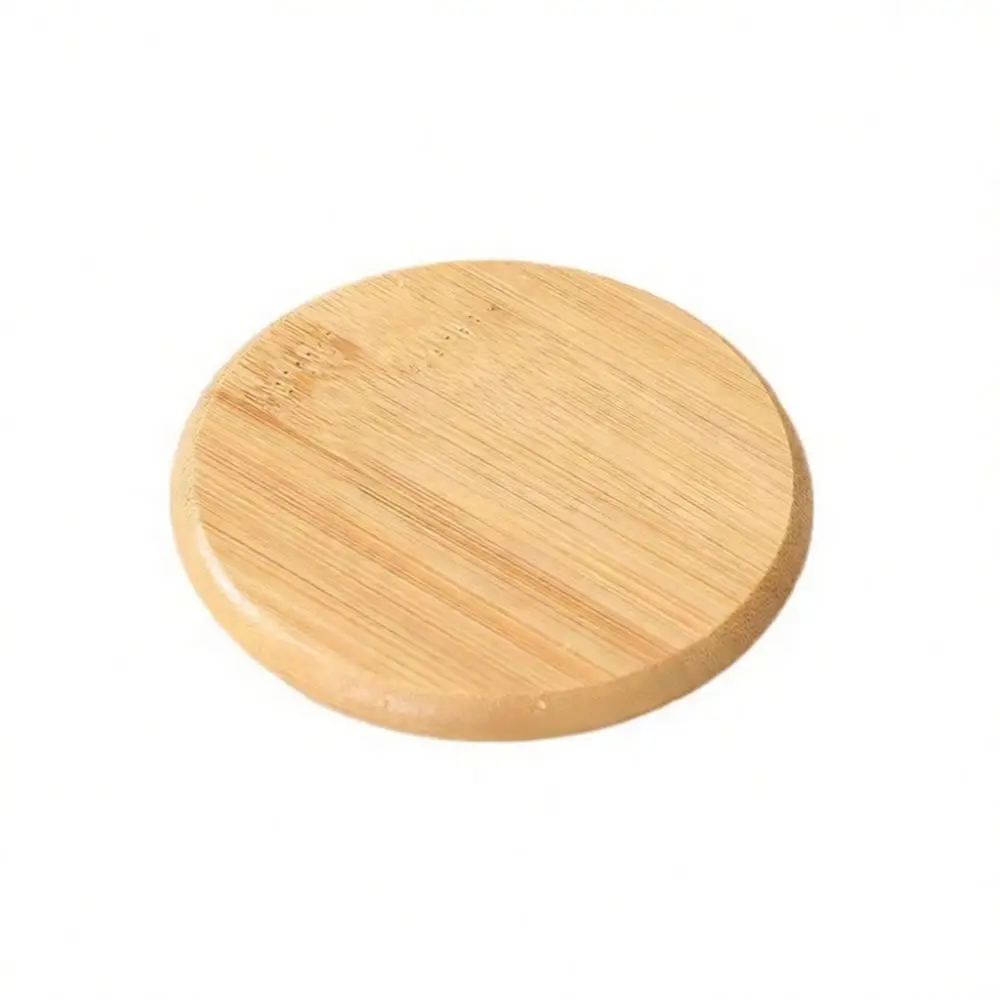 Premium Bamboo Cup Mat Set Minimalist Round Storage Rack Heat Resistant Pad For Dining Tableware Kitchen Home Decor