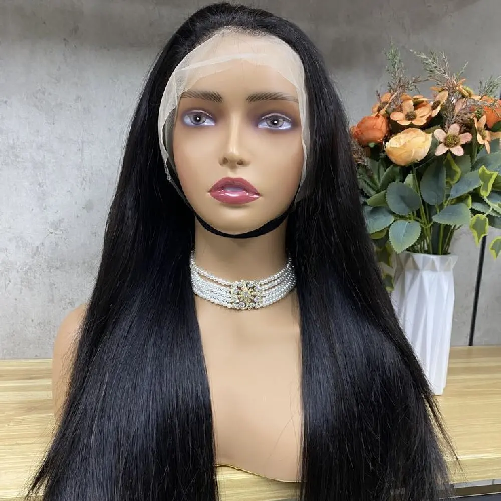 

40 42-дюймовый передний парик 13x4 13x6 5x5 Bone Straight HD Прозрачный парик фронта шнурка 200% Плотность Бразильский парик из человеческих волос