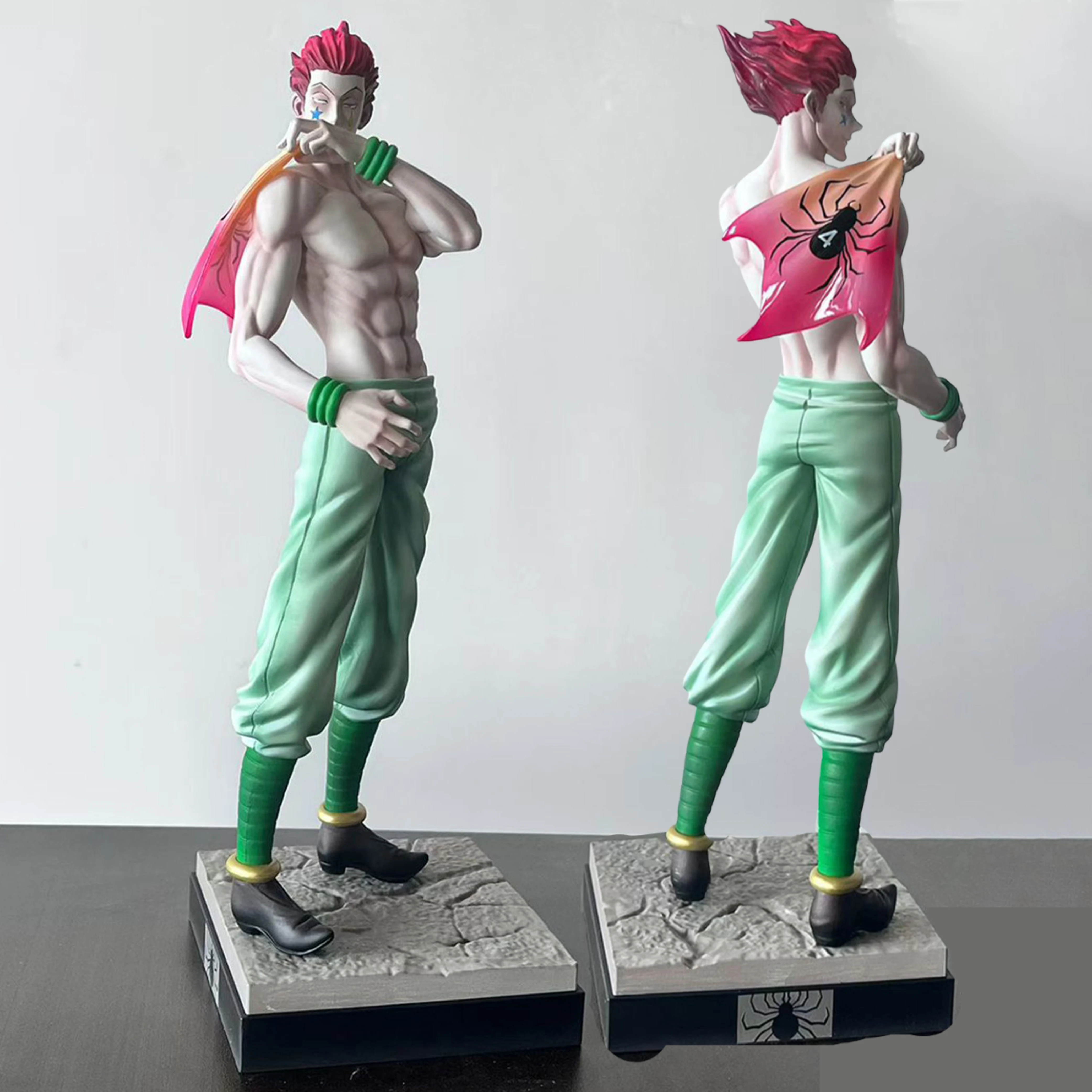 

31cm Anime Hunter×Hunter Figure Hyskoa·Morroh Figures Hisoka Action Figurine Pvc Statue Model Doll Collection Decora Toys Gifts