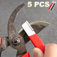 Precision Edge Professional Kitchen Knife Sharpener - Tungsten and Diamond Ceramic Whetstone for All Blades, Including Garden