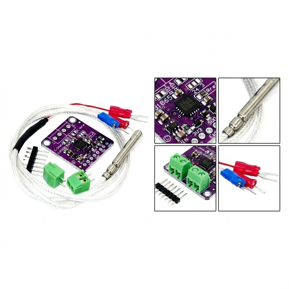 For Compact Electronic Builds MAX31865 Module Reliable Thermal Monitoring Temperature Sensor High-Accuracy Sensing