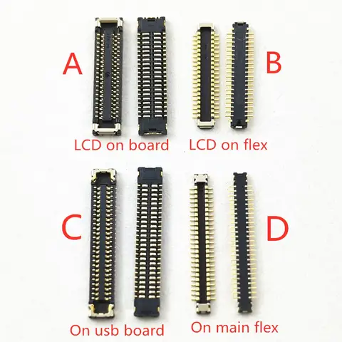 2-10pcs USB Charger LCD Display Screen Flex FPC Connector Plug For Xiaomi Mi 10T Lite Poco M4 Pro Redmi Note 11 11S 5G 40 50 Pin