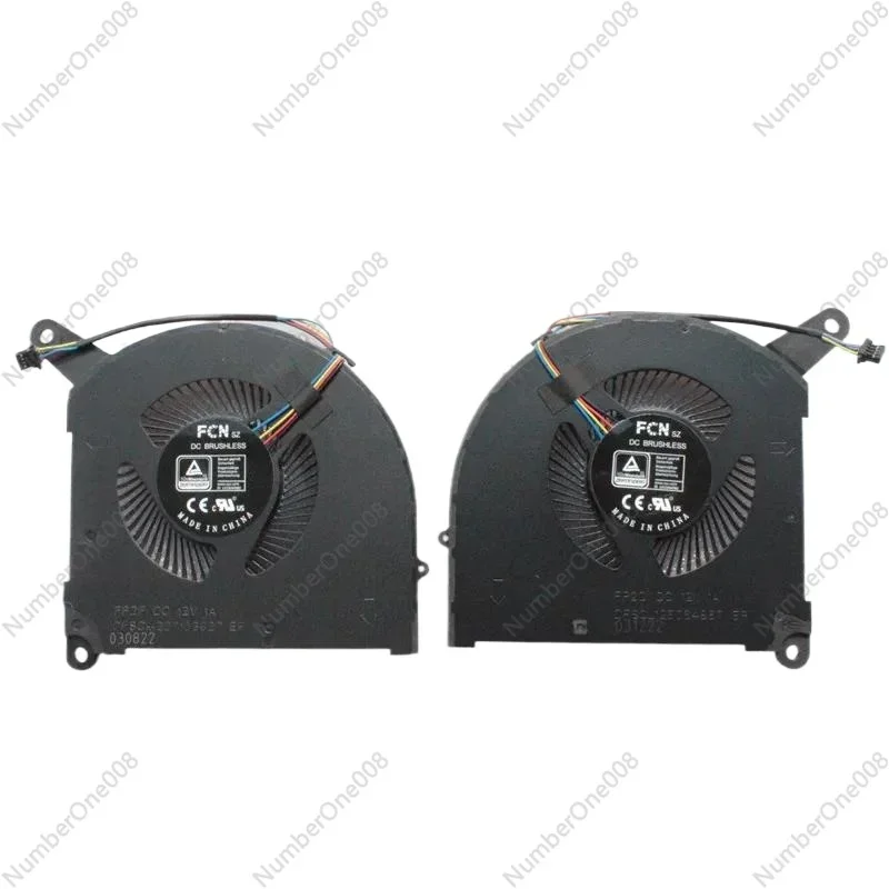 

New Original Laptop CPU Cooling Fan For GIGABYTE AERO 16 YE5 RP86YE5 RP87YE 17 XE5 FP2F DFSCM227163927 FP2D DFSCL12E064867 12V