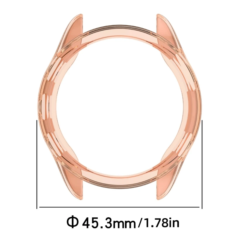 TPU ฝาครอบนาฬิกาสำหรับ 165/165 เพลงครึ่งครอบคลุมกรอบกันชน SHELL Dropship