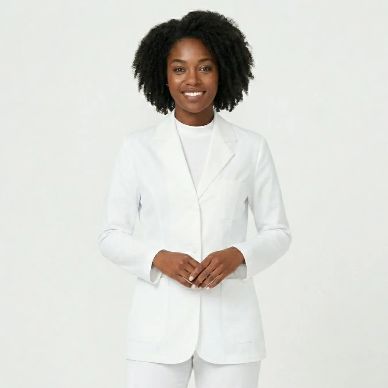 Costume Accessory White Lab Coat Jacket Unisex Doctor Consultant Student Class Role Play Outfit