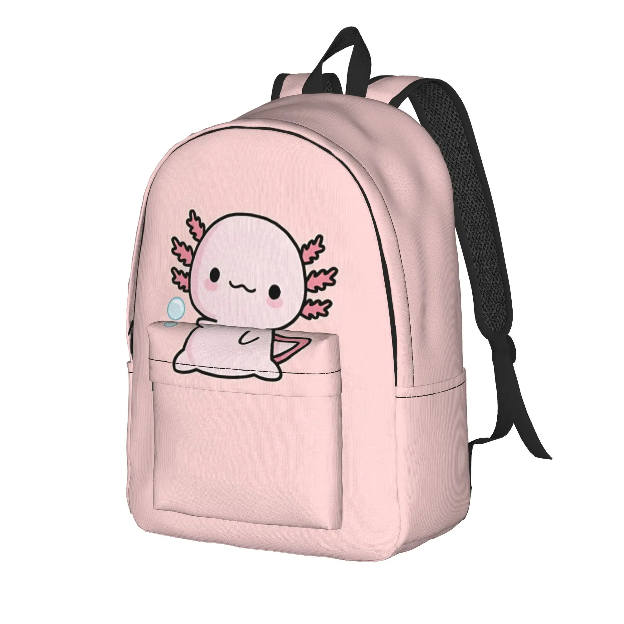 Back to school season Cute Axolotl Salute Knapsack Axolotls Ladies New Backpack