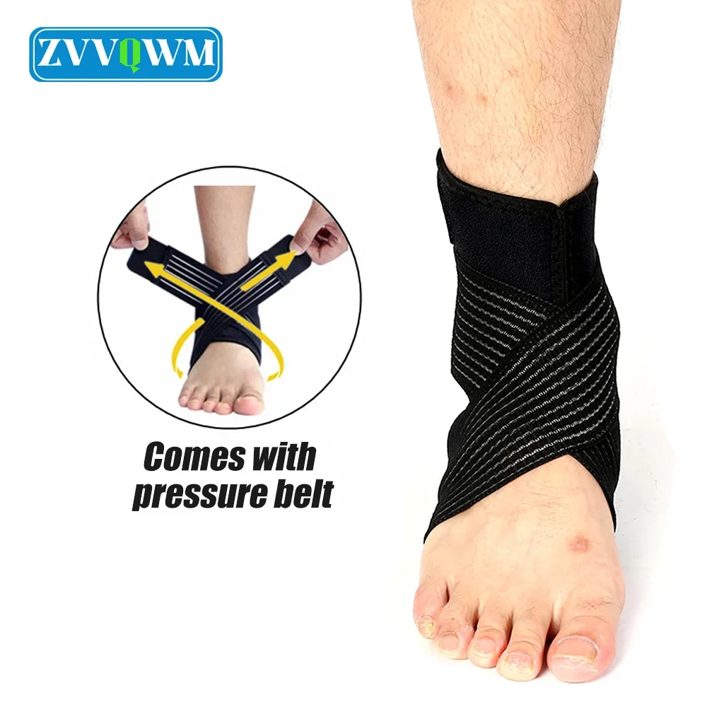 

1Set Strap Ankle Sleeve Compression Support Women Men Sprained Ankle Brace Swelling Achilles Tendonitis Ankle Support Running