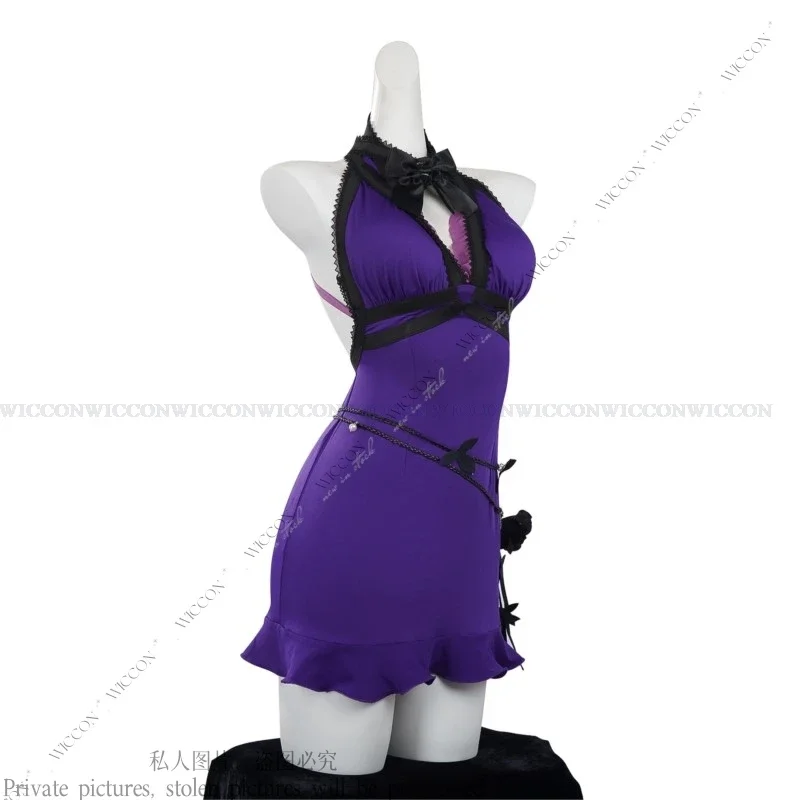 Tifa Lockhart Final Tifa Fantasy VII Remake Costume Cosplay donne adulte vestito da festa parrucca vestito di carnevale di Halloween donna