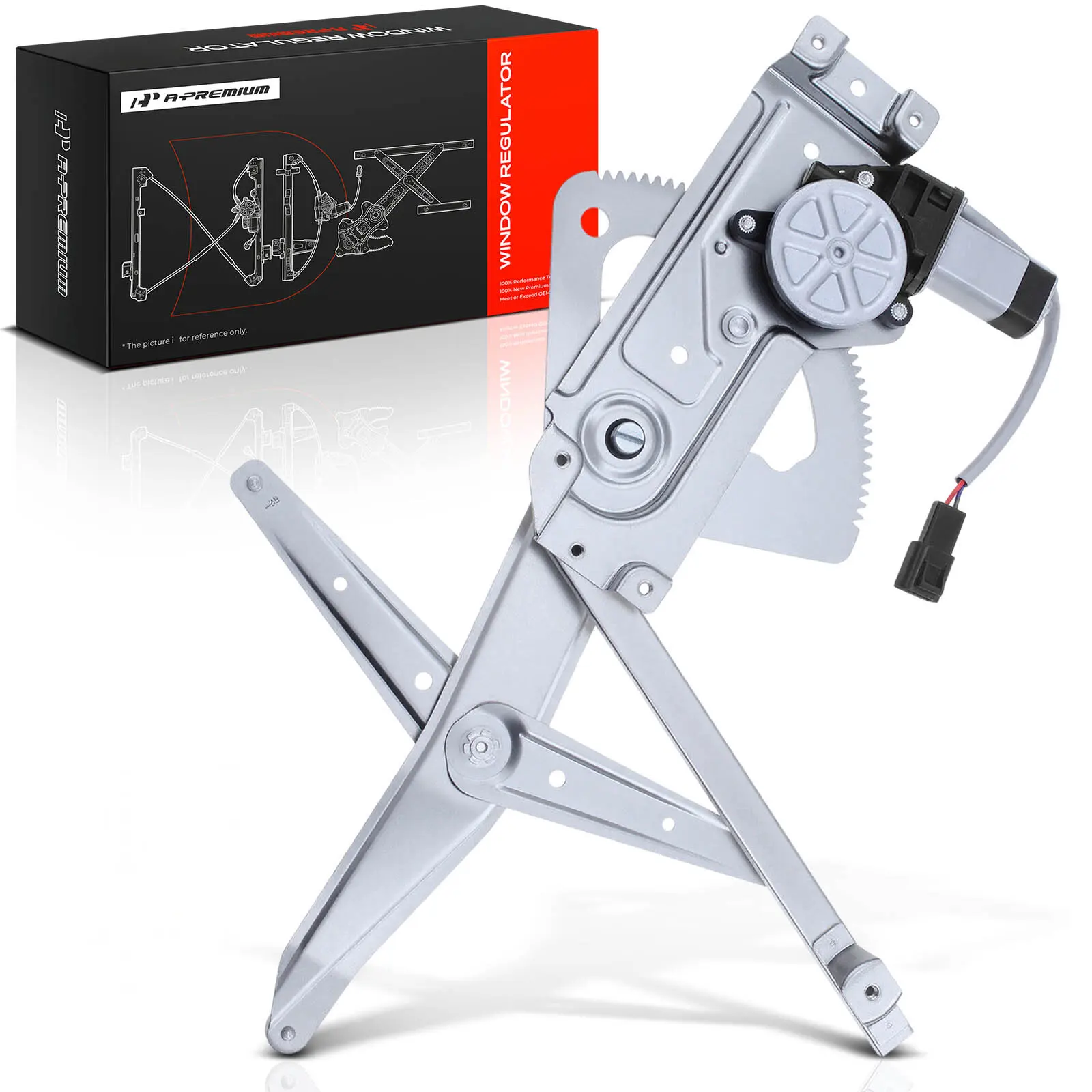 A-Premium Front Driver Side Power Window Regulator with Motor for Saturn LS LS1 LS2 LW1 LW2 2000 L100 2001-2002 L200 2001-2003