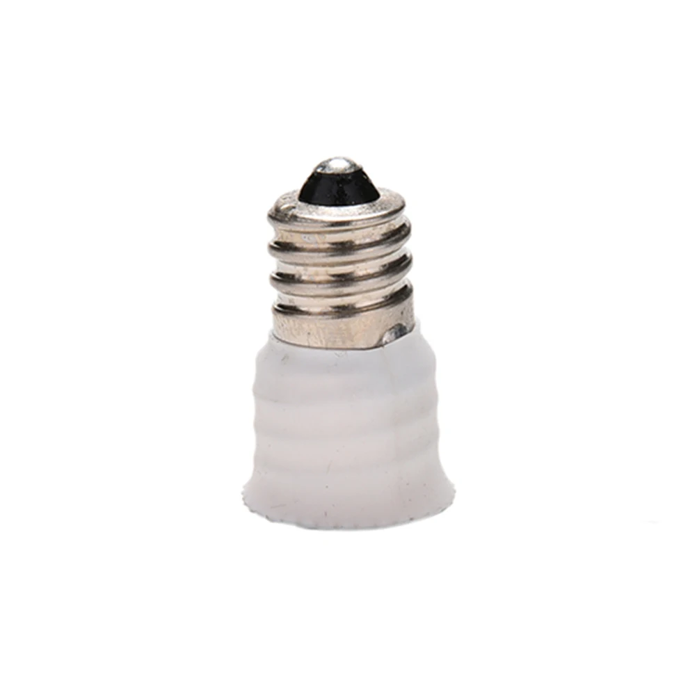 1Pcs E12 To E14 Bulb Lamp Holder Adapter Socket Converter Light Base Candelabra White