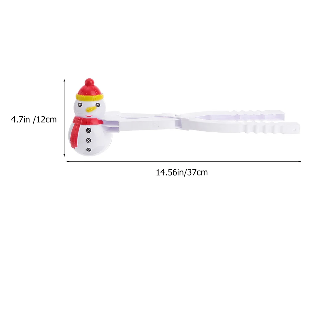 3 stuks maken clip creatieve sneeuwpop schimmel draagbare kinderen winter activiteit tool voor sneeuw zand modder leuk buitenspel