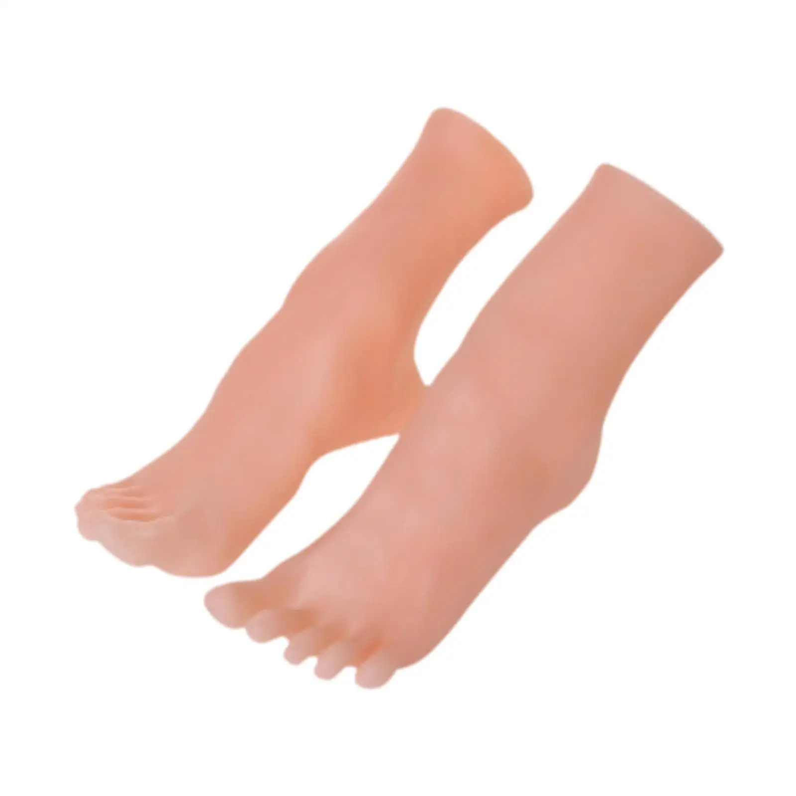 Female Mannequin Feet Socks Tools Photography Props Women Home Portable Lightweight Store PVC Practical Socks Shoes Stands