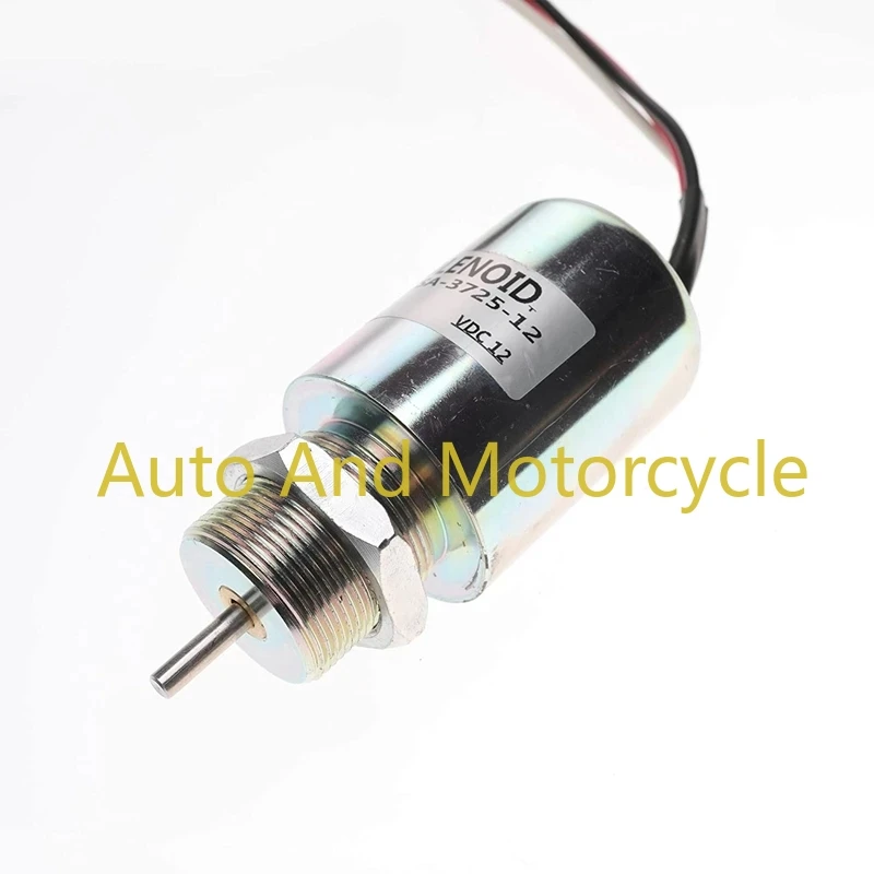 SA-3725-12 30A87-00040 Fuel Shut Off Solenoid for Mitsubishi L2E L3E S3L S4L Engine Volvo EC15 Toro 223D Mahindra 12VDC