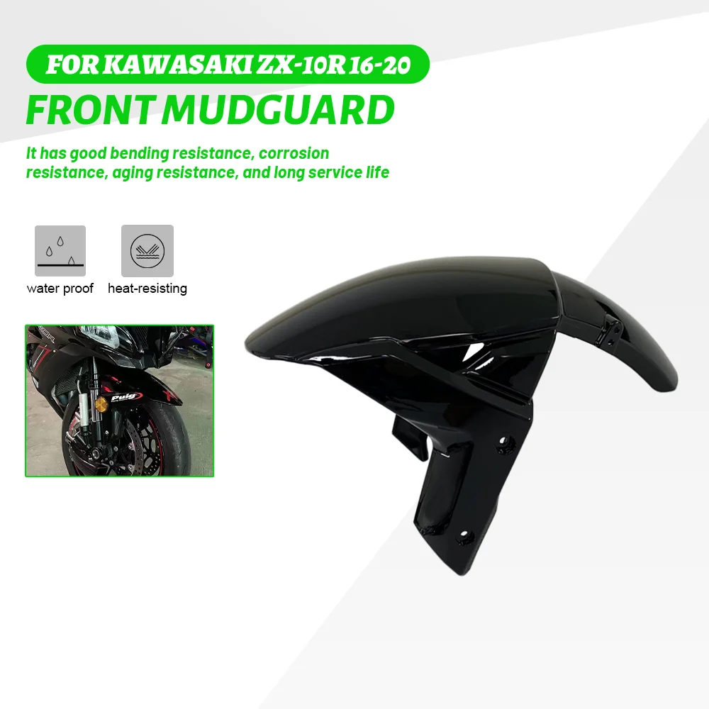 

Motorcycle Front Mudguard Fender Fairing For Kawasaki Ninja ZX10R ZX-10R ZX 10R 2016 2017 2018 2019 2020 ABS Plastic