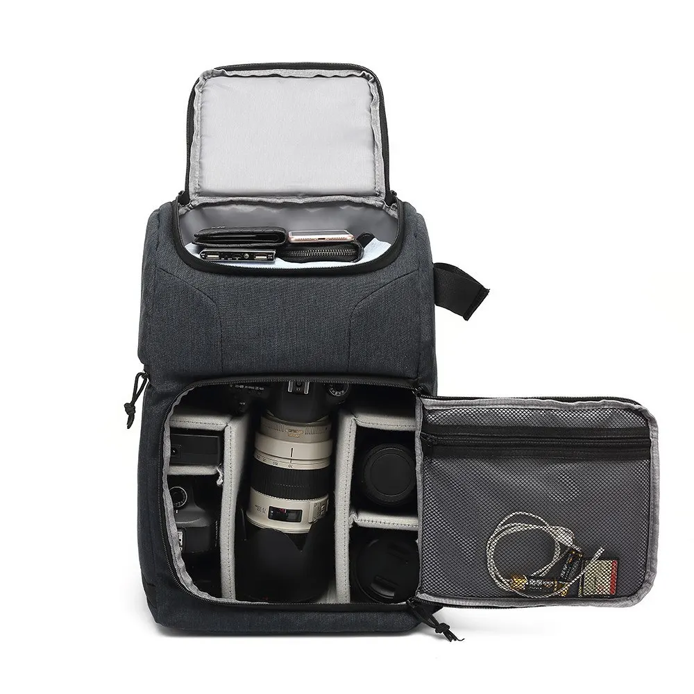 Multi-functional Waterproof Camera Knapsack Large Capacity Portable Travel Camera Bag