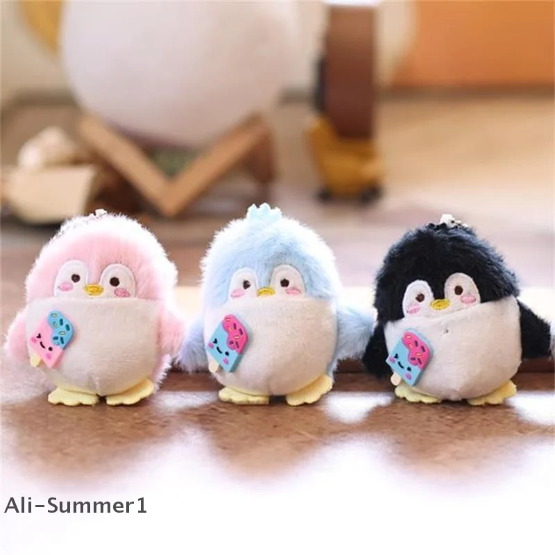 Cute Cartoon Penguin Animal Plush Doll Stuffed Toys Keychain Bag Pendant Creative Backpack Hanging Ornament Gift Ragdoll Keyring