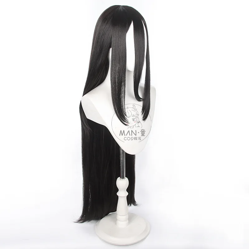 شعر مستعار أزرق قفل عشي جوبي كوسبلاي شعر أسود طويل سهل التصميم هدية الهالوين #2